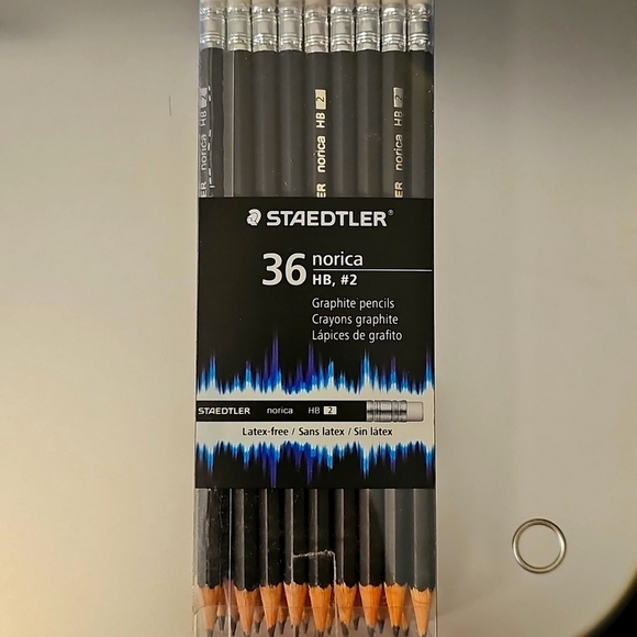 Staedtler Norica #2 HB Woodcased Pencils Black 36 -1 Pack - Picture 1 of 3